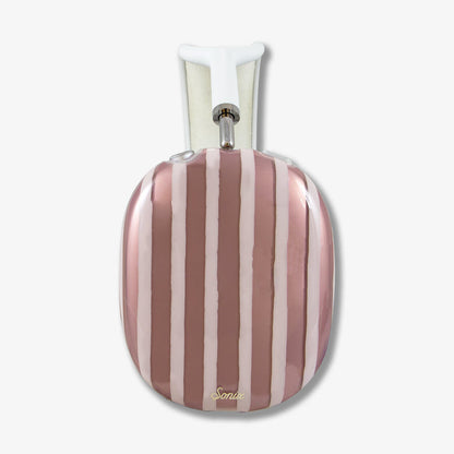 Abstract Stripe AirPods Max Cover - Nude