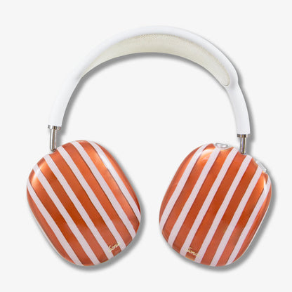 Abstract Stripe AirPods Max Cover - Pumpkin