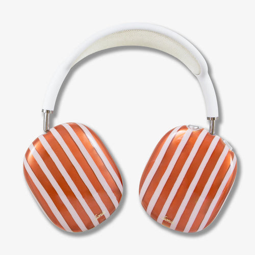 Abstract Stripe AirPods Max Cover - Pumpkin