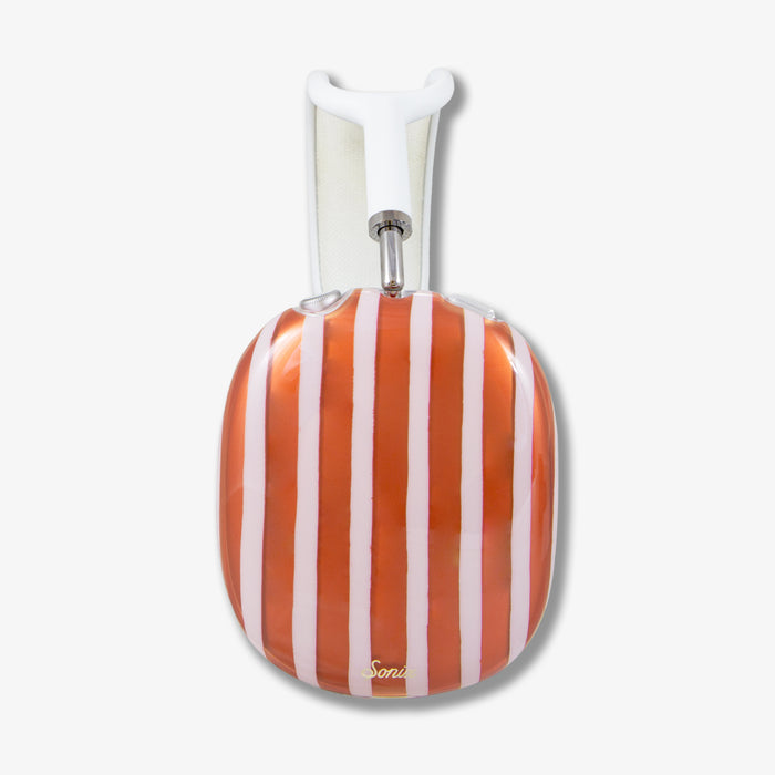 Abstract Stripe AirPods Max Cover - Pumpkin