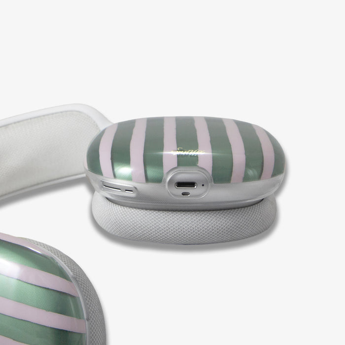 Abstract Stripe AirPods Max Cover - Sage