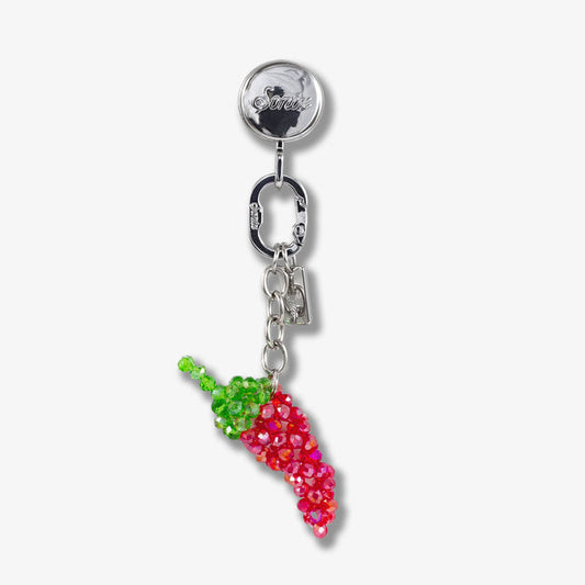 Adhesive Phone Hooks with Charms - Chili Pepper