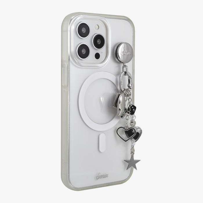 Adhesive Phone Hooks with Charms - Hearts and Stars