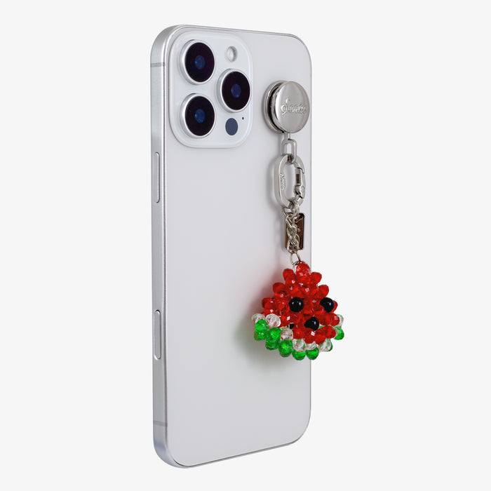 Adhesive Phone Hooks with Charms - Watermelon
