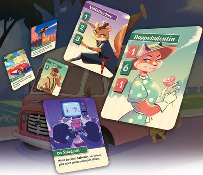 Agent Avenue - Spannendes Spionage-Kartenlegespiel für zwei