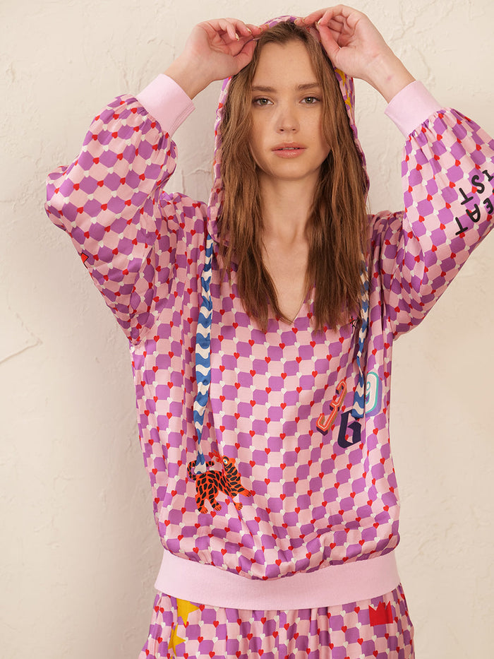 Aliya Orchid Hooded