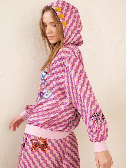 Aliya Orchid Hooded