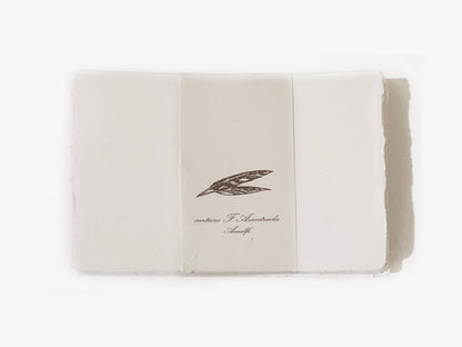 Amalfi Handmade Paper Foldover Notes 3x5