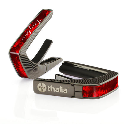 Black Chrome / Red Angel Wing / Circles
