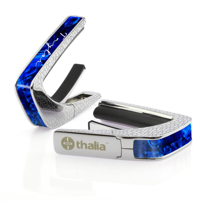 Chrome / Electric Blue Angel Wing / Deco