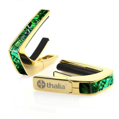24K Gold / Green Angel Wing / None
