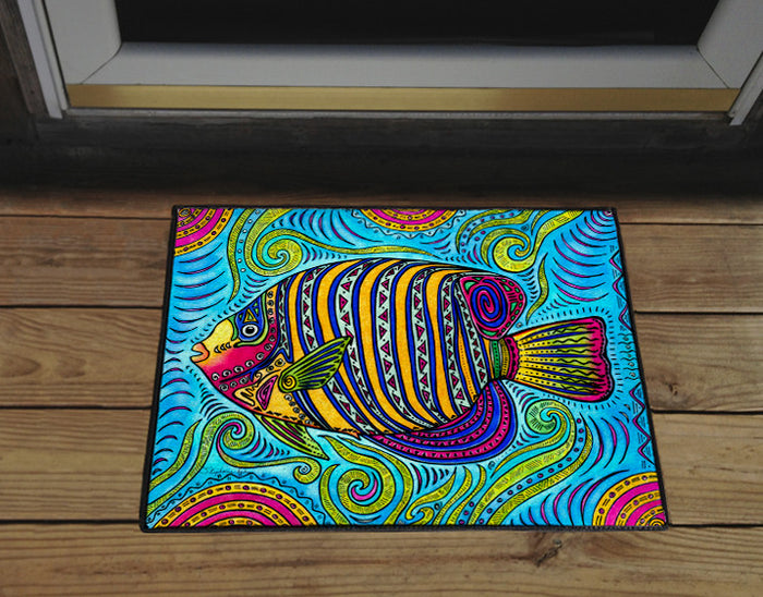 Angelfish Door Mat