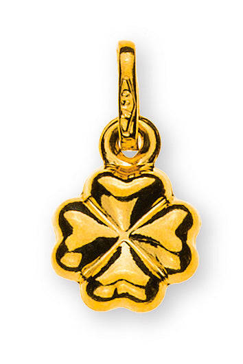 Anhänger Kleeblatt Gelbgold 750/18K - AGO1016