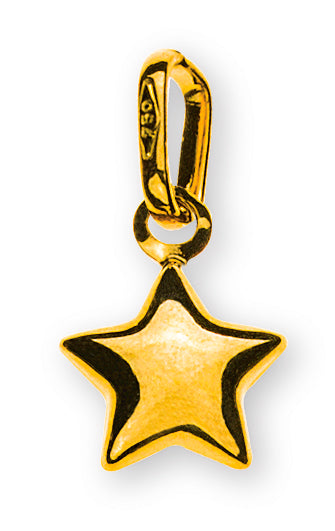 Anhänger Stern klein Gelbgold 750/18K - AGO1017