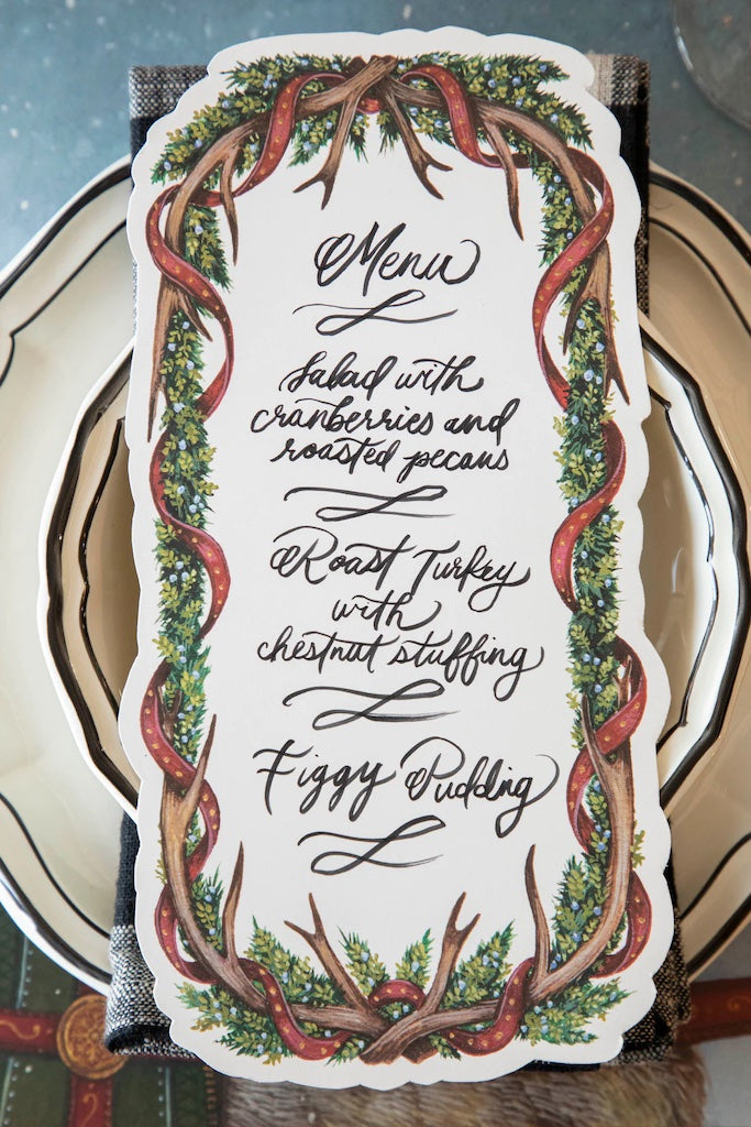 Antler Garland Table Cards