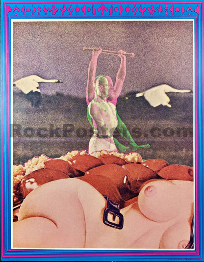 AOR 2.351 - Joint Show - Victor Moscoso - 1967 Poster - Moore Gallery - Near Mint Minus - SF Rock Posters & Collectibles