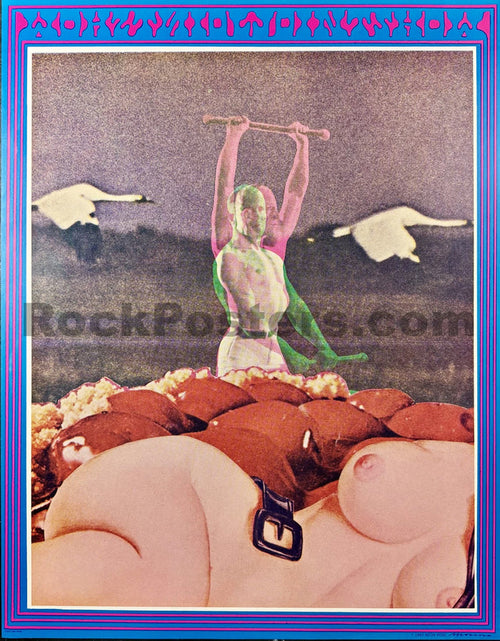 AOR 2.351 - Joint Show - Victor Moscoso - 1967 Poster - Moore Gallery - Near Mint Minus - SF Rock Posters & Collectibles