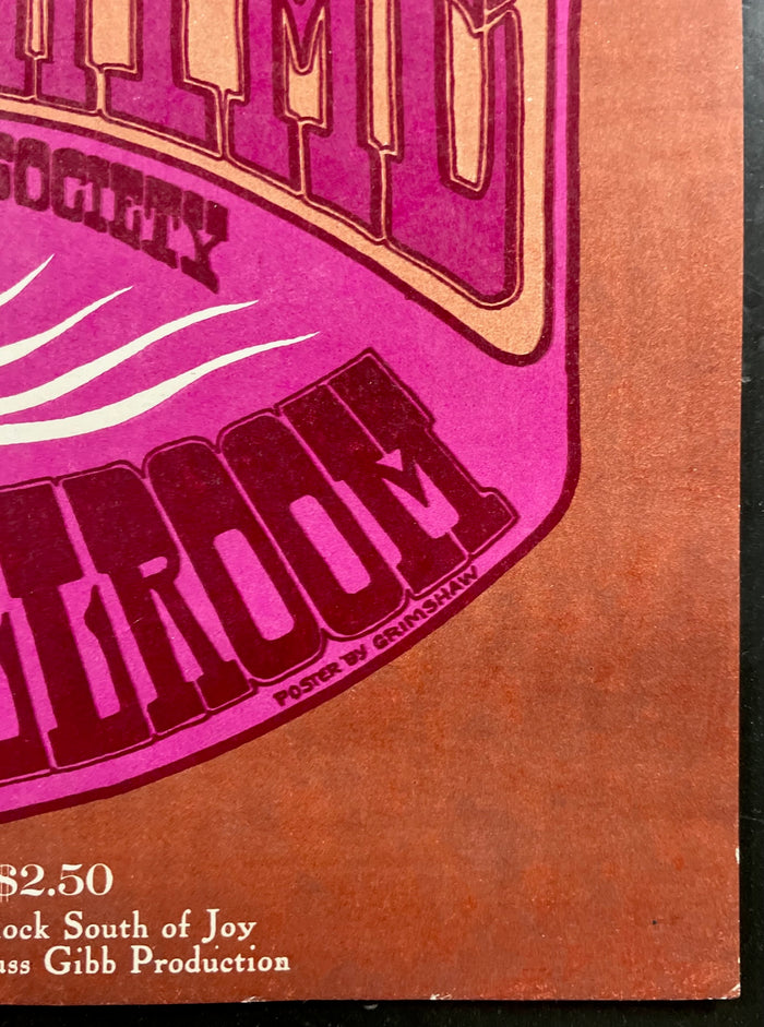 AUCTION - AOR 3.140 - Chambers Bros./MC5 - Gary Grimshaw - 1967 Poster - Grande Ballroom - Near Mint Minus