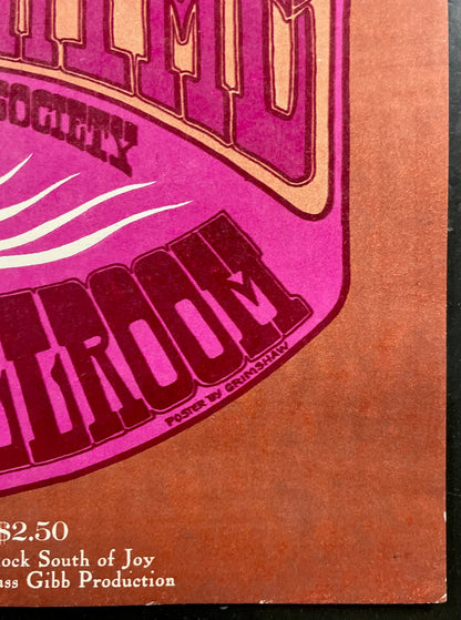 AUCTION - AOR 3.140 - Chambers Bros./MC5 - Gary Grimshaw - 1967 Poster - Grande Ballroom - Near Mint Minus