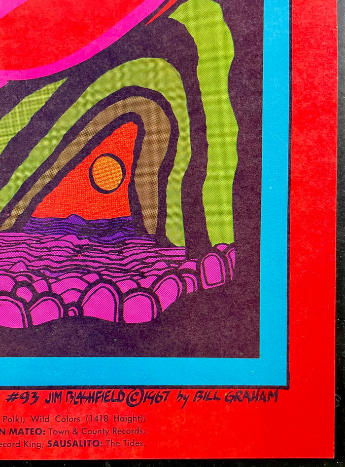 AUCTION - BG-93 - The Doors - Jim Blashfield  - 1967 Poster - Fillmore Auditorium - Near Mint Minus - SF Rock Posters & Collectibles