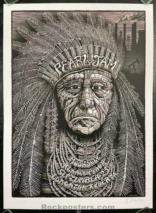 AUCTION - Pearl Jam - Edmonton '11 - Emek -  Artist Edition - Near Mint Minus