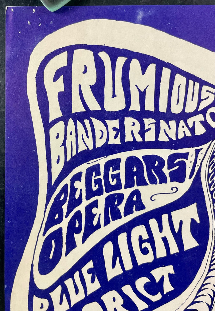 AUCTION - Psychedelic - Frumious Bandersnatch - 1967 Poster - Lafayette, CA - Excellent