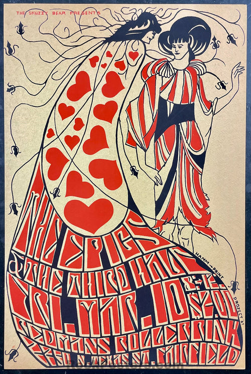 AUCTION - Psychedelic - The Third Half - 1967 Poster - Fairfield, CA - Near Mint - SF Rock Posters & Collectibles