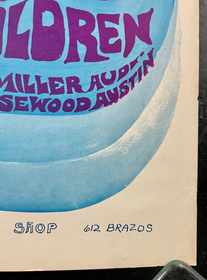 AUCTION - Vulcan Gas Company - 1st Show - Terry Holoman - 1967 Poster - Excellent