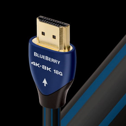 AudioQuest BlueBerry 3M HDMI cable 4K 8K 18Gbps 3 Metre