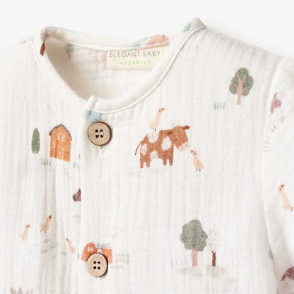 BA - On The Farm Muslin Top and Shorts