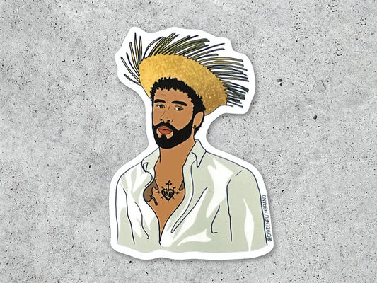 Bad Bunny Vinyl Sticker