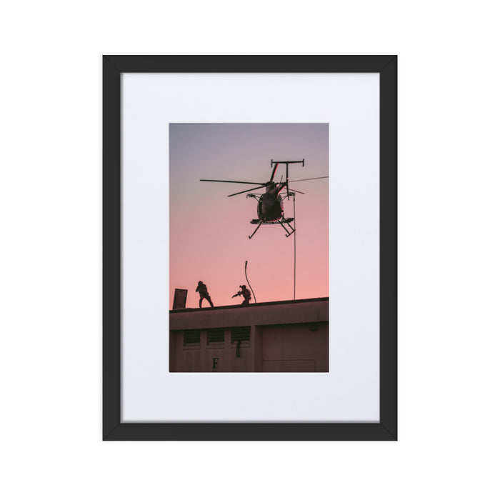 Baghdad Sunset Framed Print