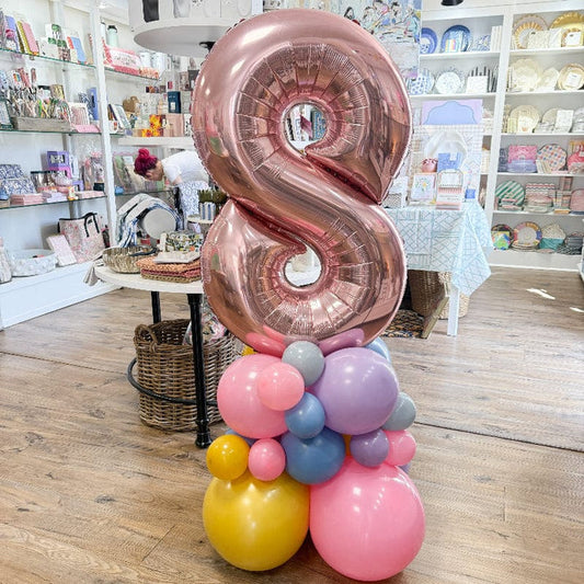 Jenn & Co. Balloons Number Stack Option 1 Balloon Marquee