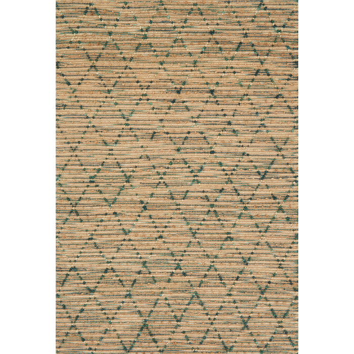 Rugs by Roo Loloi Beacon Aqua Area Rug in size 18" x 18" Sample