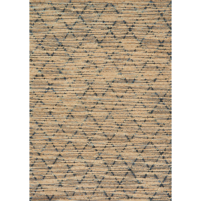 Rugs by Roo Loloi Beacon Navy Area Rug in size 18" x 18" Sample