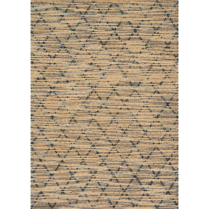 Rugs by Roo Loloi Beacon Navy Area Rug in size 18" x 18" Sample