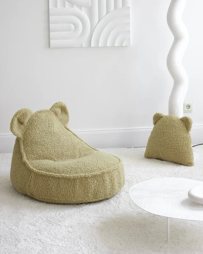Bear Matcha Cushion - Rugs by Roo
