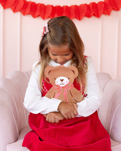 My Mind’s Eye BER1240 - Occasions Beary Loved Teddy Bear Shaped Plate Set