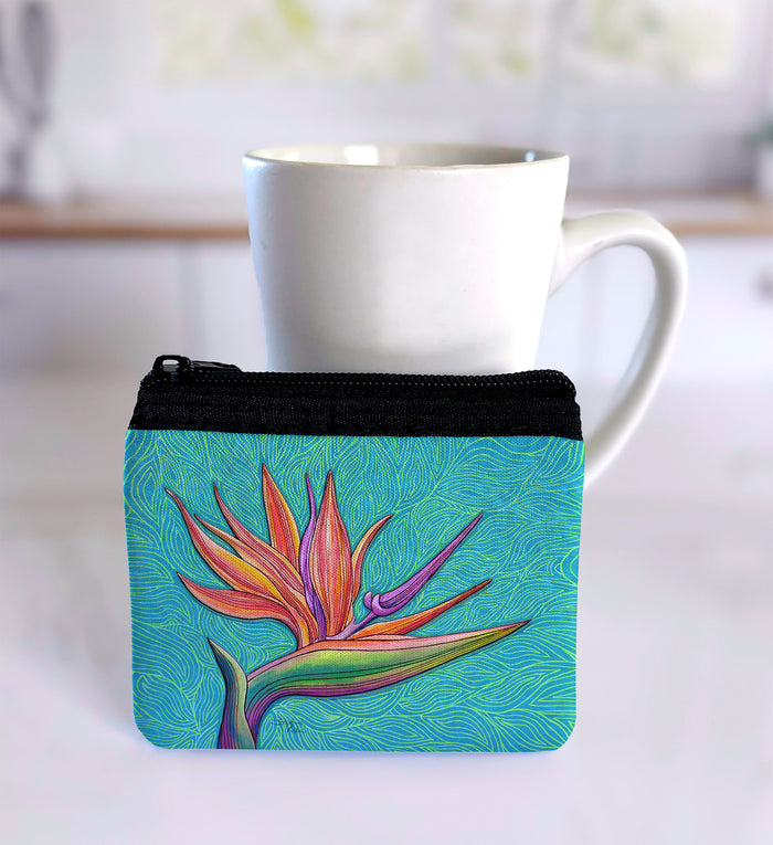 Bird of Paradise Coin Bag