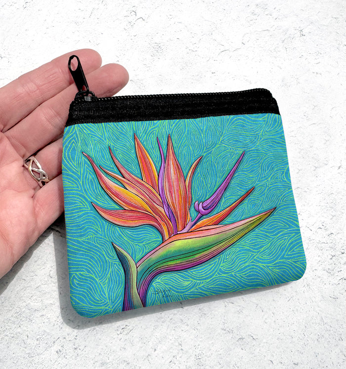 Bird of Paradise Coin Bag