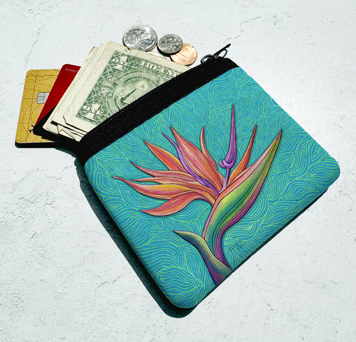 Bird of Paradise Coin Bag