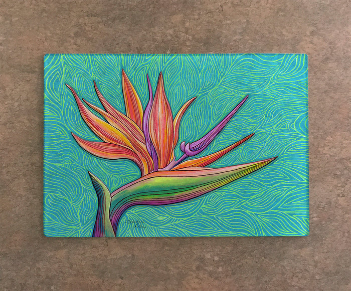 Bird of Paradise Cutting Board