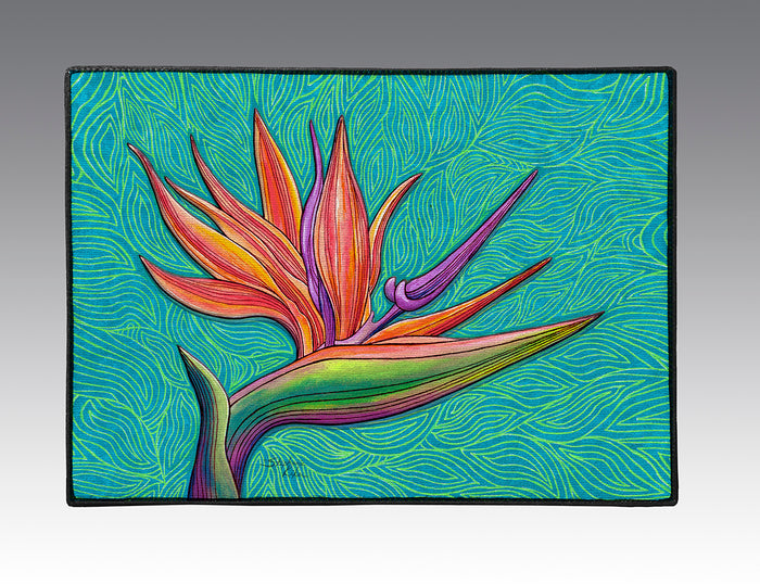 Bird of Paradise Door Mat