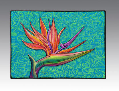 Bird of Paradise Door Mat
