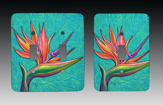 Bird of Paradise Light Switch Cover