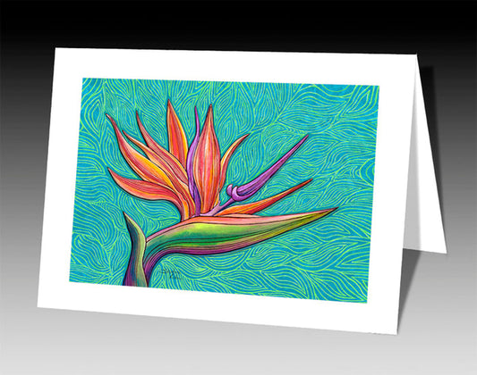Bird of Paradise Notecard
