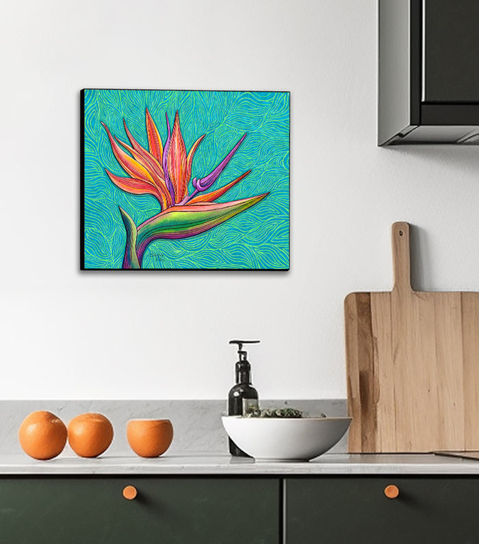 Bird of Paradise Wall Art Panel