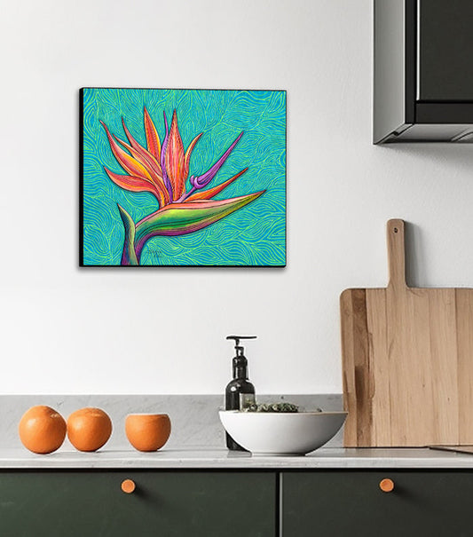Bird of Paradise Wall Art Panel