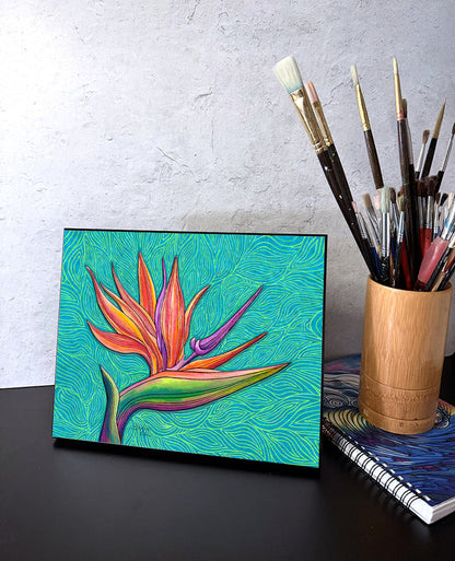 Bird of Paradise Wall Art Panel