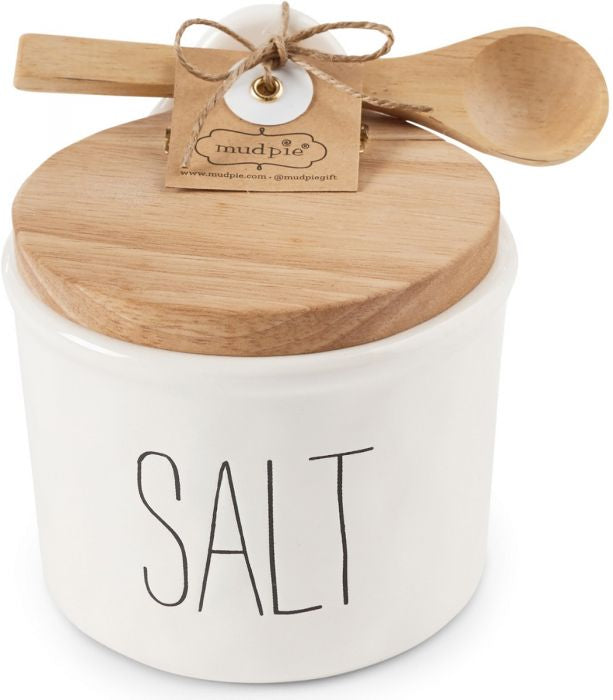 Bistro Salt Cellar and Spoon Set